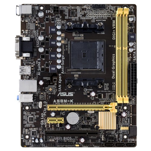 Mainboard AMD SK AM2, AM3, AM4, FM1, FM2, FM2+ Có Fe chặn - Hàng đẹp tháo máy