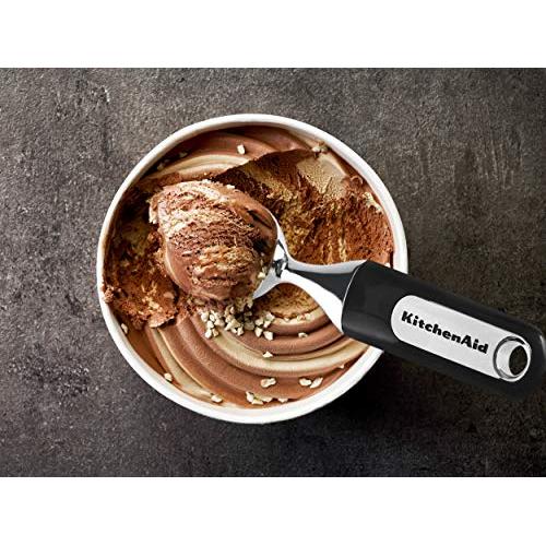 kitchenaid ice cream scoop black