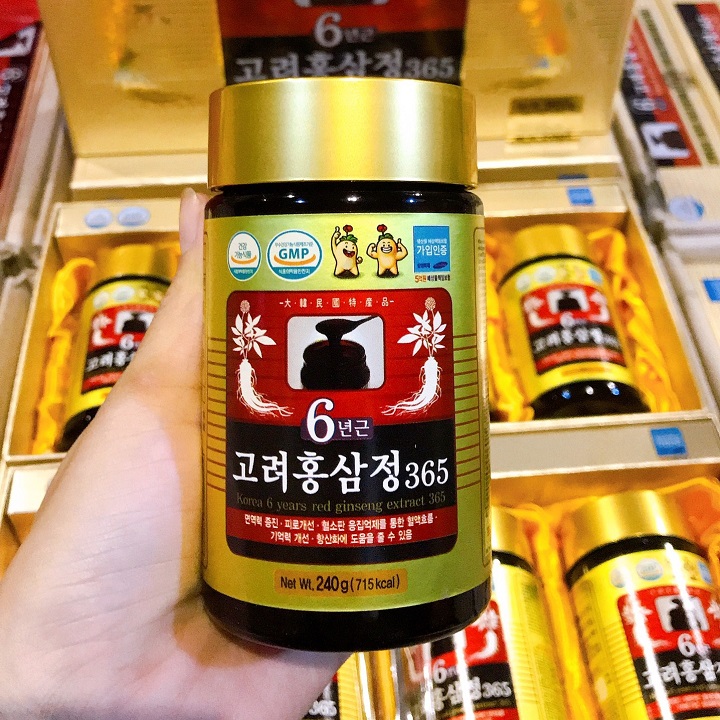 Cao Hồng Sâm 365 Hàn Quốc hỗ trợ sức khỏe
