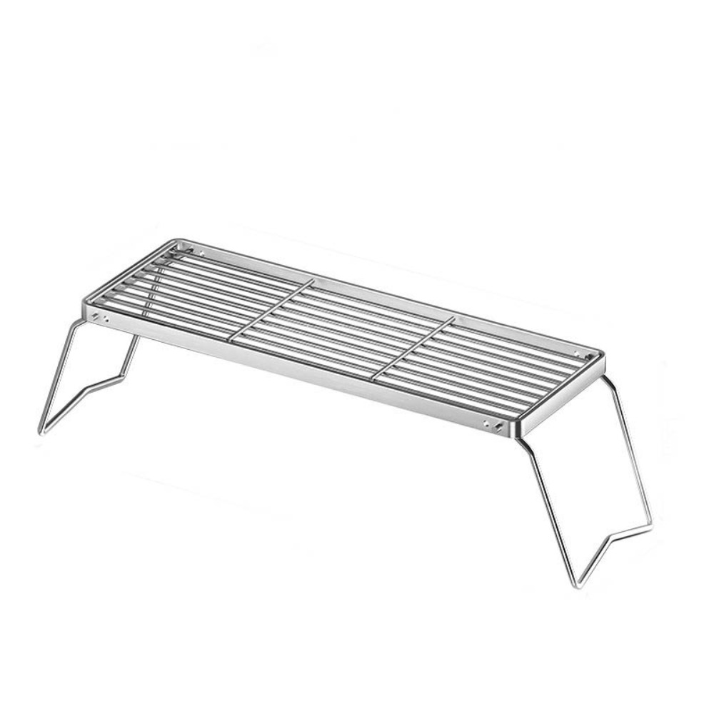 Portable Stainless Steel Foldable Camping Grill Rack Corrosion Resistan ...