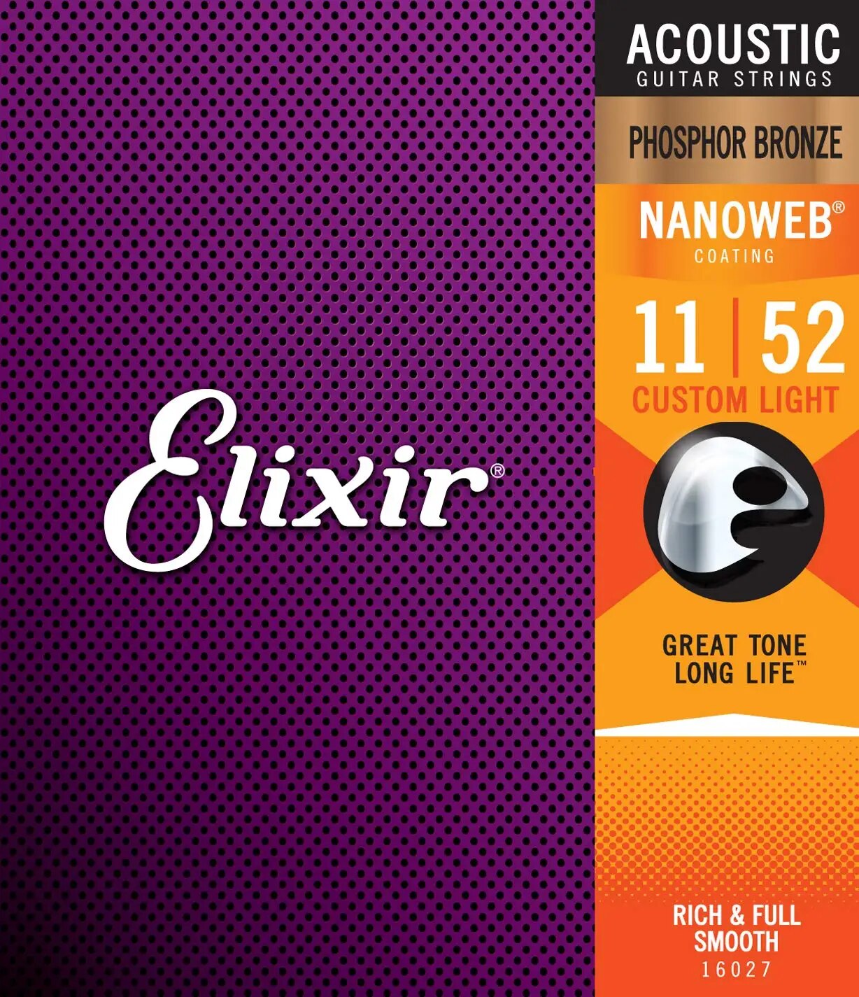 Elixir Acoustic Guitar Sts Nanoweb Phosphor 16027 16052 Electric Guitar 12052 Musical Instrument Essories Free Shipping