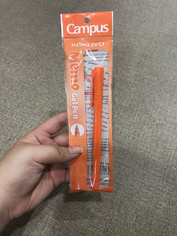 Bút ghi nhớ campus memo pen mmp-or-01 màu cam