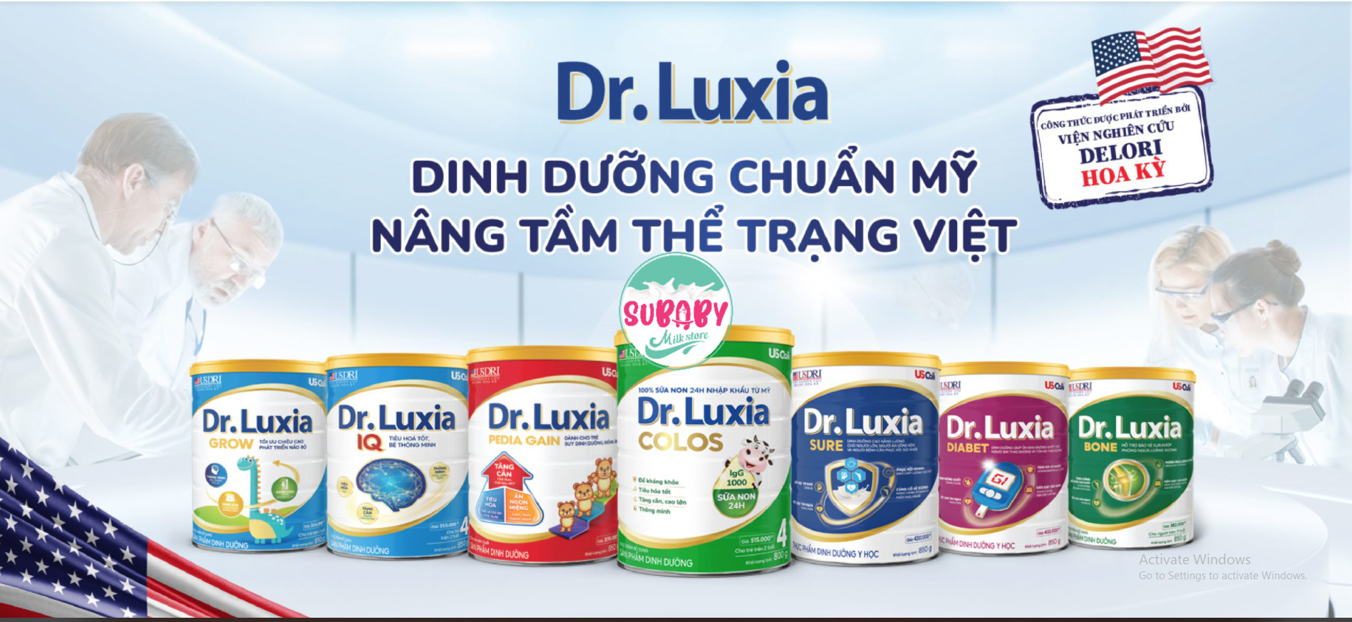 Sữa bột công thức Dr.Luxia IQ 4 900g Mới
