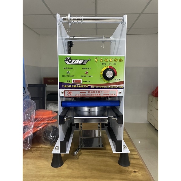 Máy ép miệng ly tự động cuốn màng ETON-B9