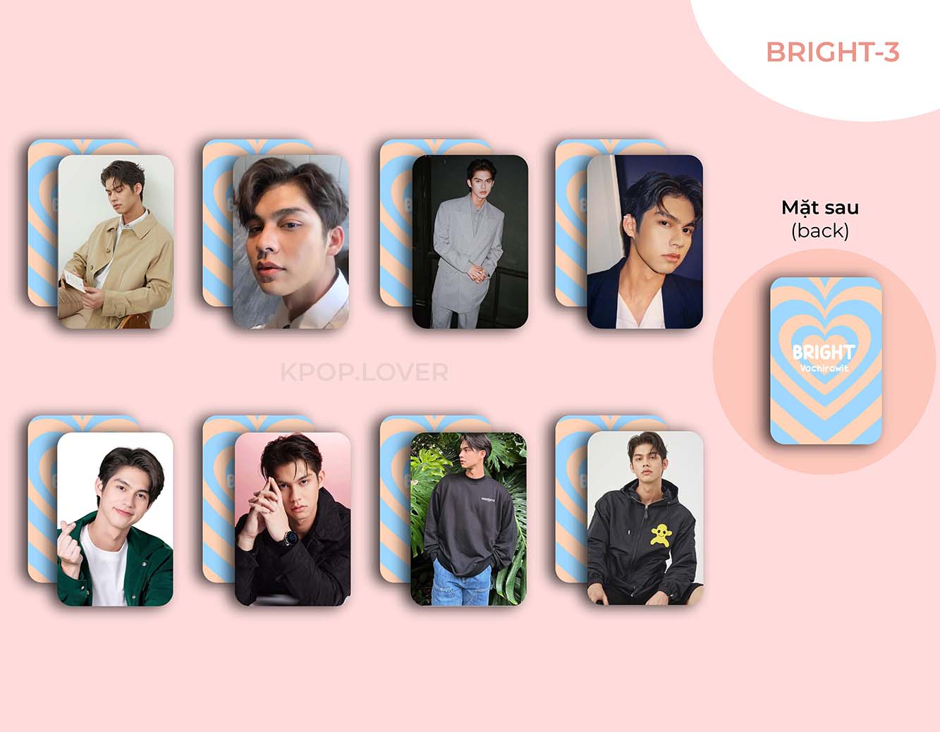 SET 8 CARD BRIGHT VACHIRAWIT