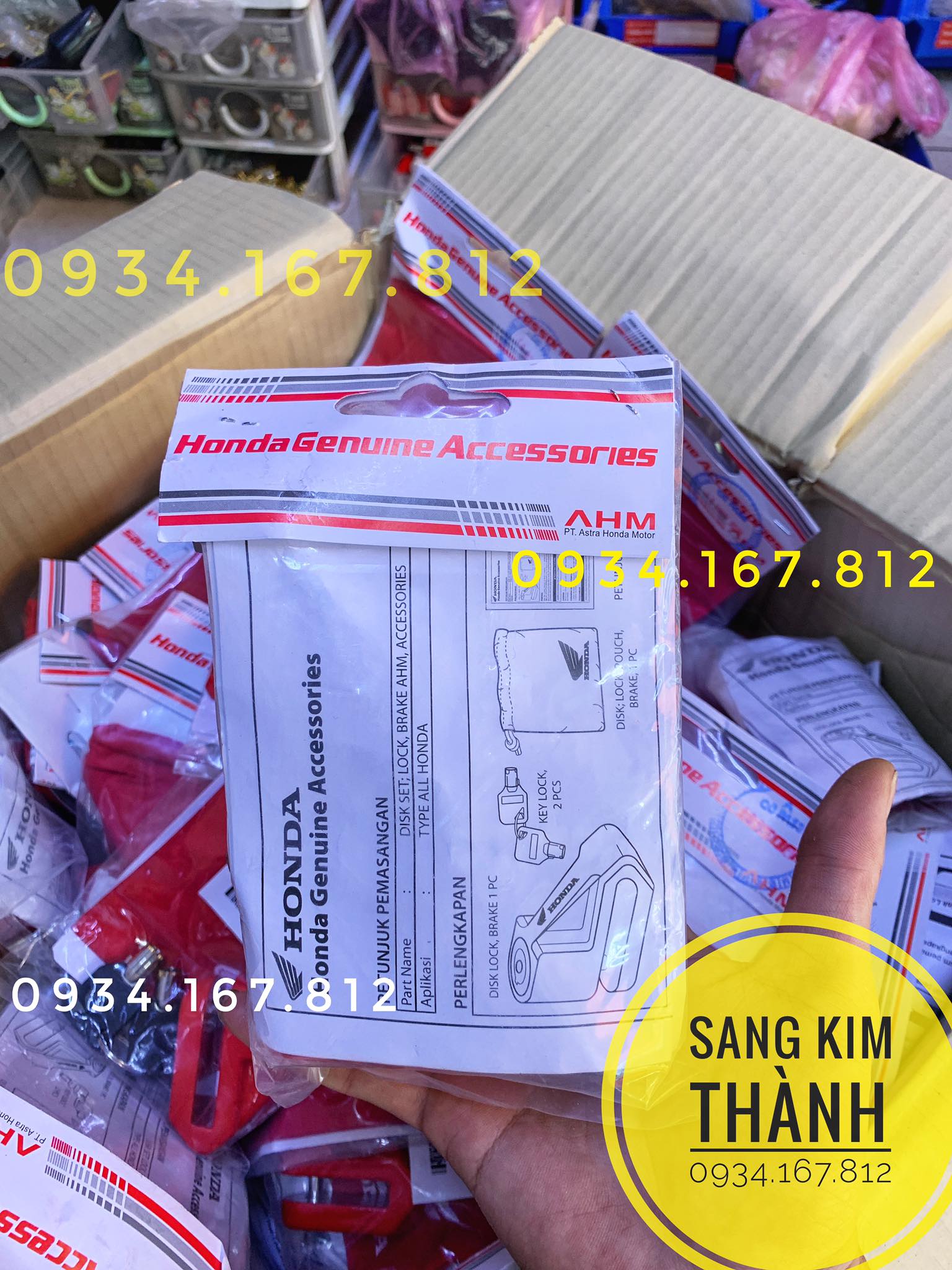 Khoá Đĩa Xe Máy Honda Indonesia