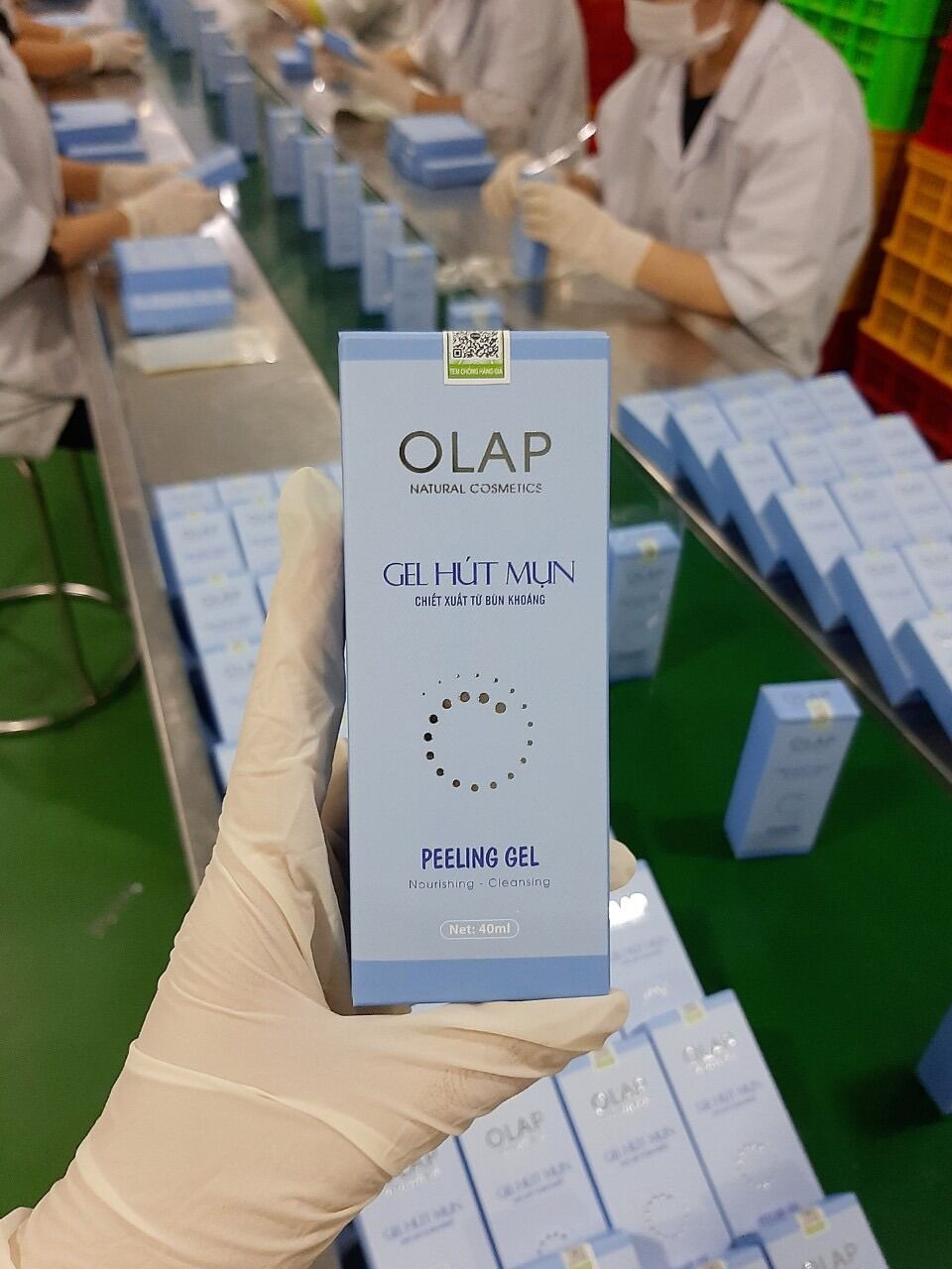 gel lột mụn Olap sạch sẽ hết mụn