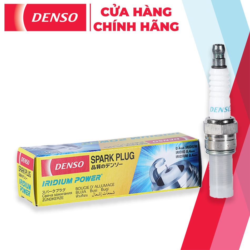 Bugi xe máy Chân Dài IU22 DENSO Iridium Chuyên Dùng cho Xe Ga và Xe Số Đời Mới của Honda, Yamaha, Suzuki,..., Mã 067700-9262