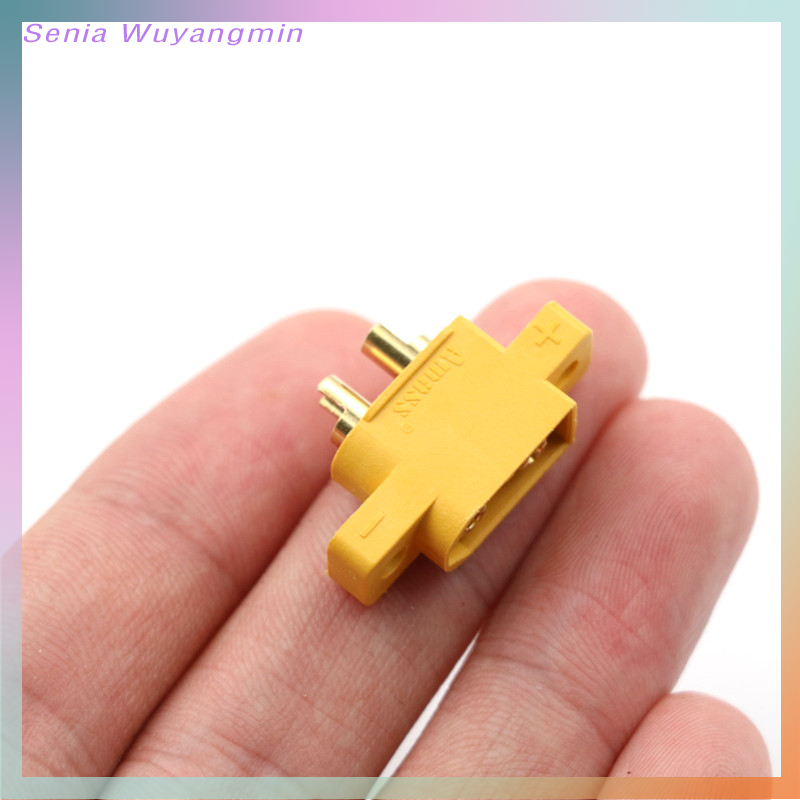 Senia XT60E-M Mountable XT60 Male Plug Connector For RC Models Multicopter