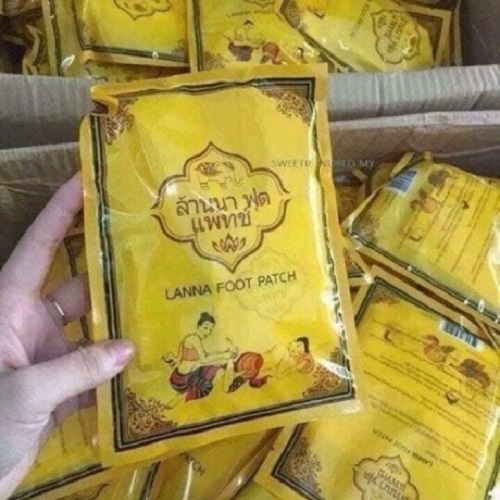 Miếng dán thải độc chân Thái (10 miếng/ Bịch)