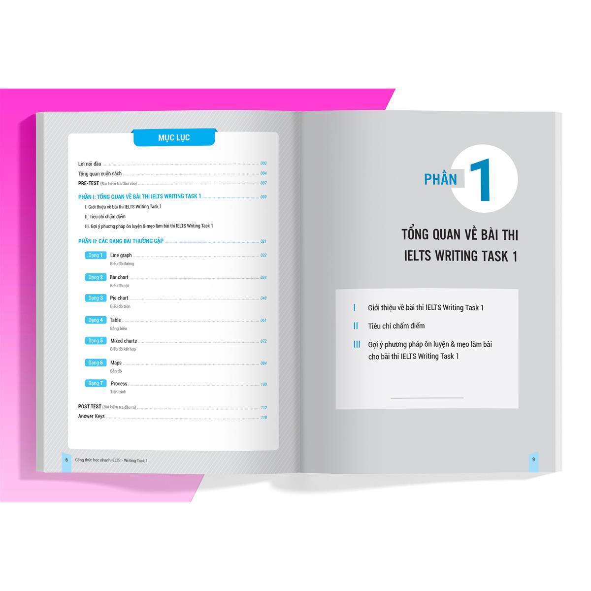 Sách - IELTS KEY WRITING - Công thức học nhanh IELTS Writing Task 1