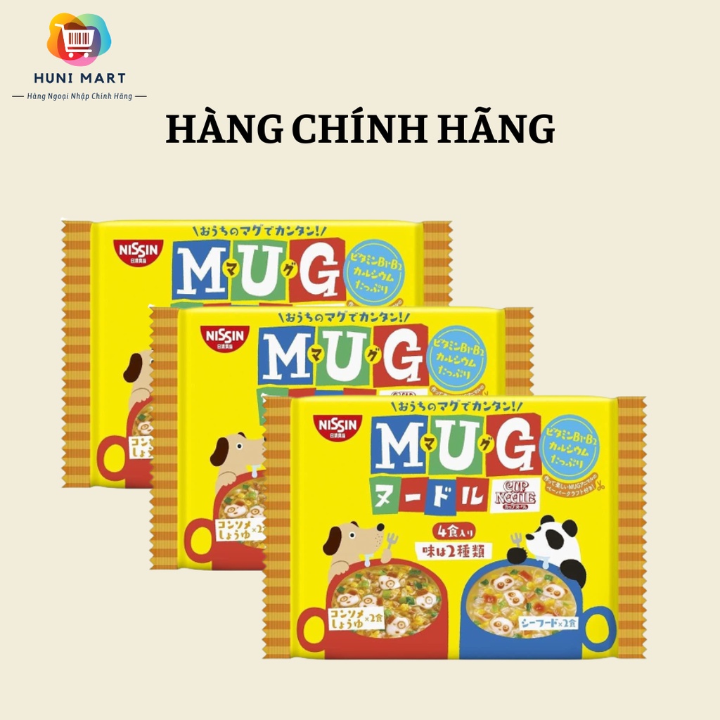 Mì MUG NiSin Nhật Bản ăn liền cho bé