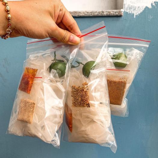 10 BỊCH BÁNH TRÁNG SATE TẮC MUỐI