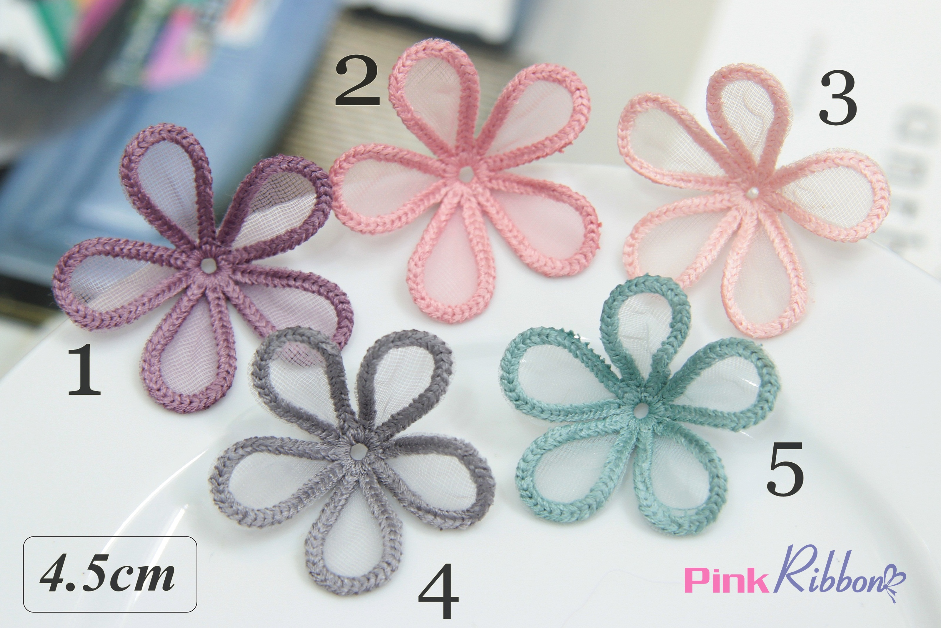 Cánh Hoa Voan Viền Bô Đê 3 Size