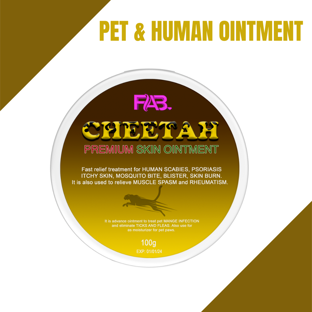 INFINITE CHEETAH Pet Ointment for Mange Infection 100 EFFECTIVE