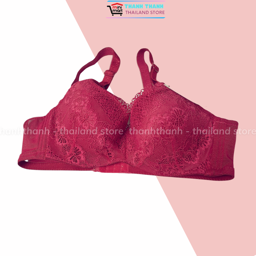 Áo Lót Thái lan sisterhood 9811 – Chất ren mịn, đệm vừa 2cm, có gọng, Cup B, mút kép nâng đẹp