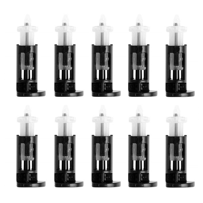 10pcs plastic mounting clip for intel 4 way cpu coolers 1155 775 cpu heatsink mount pin push screw cooler fan fastener