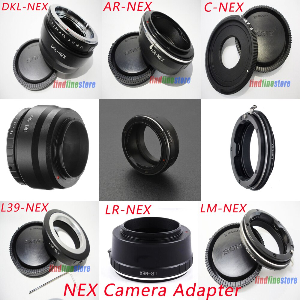 Konica ar c movie voigtlander retina dkl leica r lr leica l39 m39 leica m lm mount lens to sony nex e mount camera adapter + cap