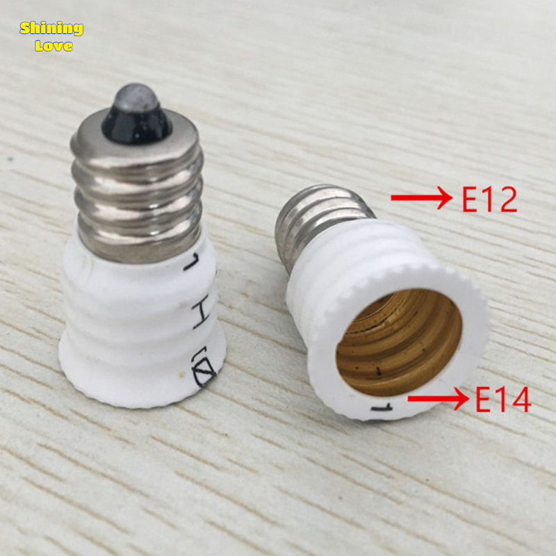 Shininglove high quality e12 to e14 converter lamp holder led light bulb base