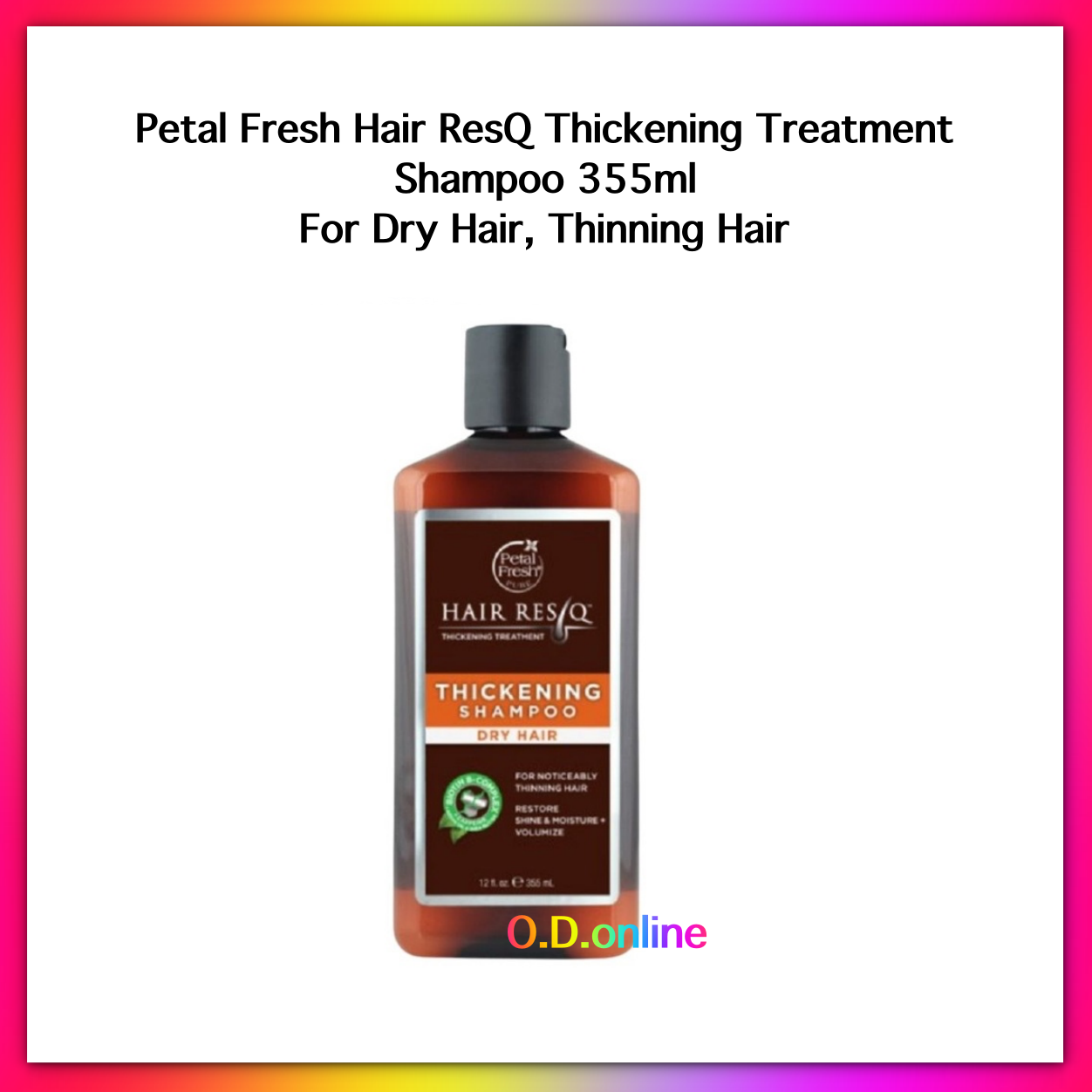 Petal Fresh Hair ResQ Thickening Treatment for Dry Hair, Thinning Hair ...