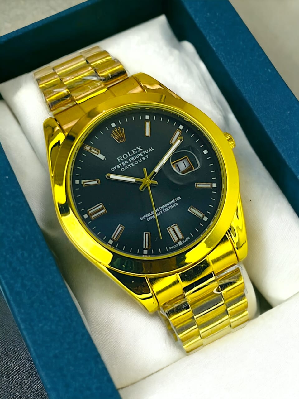 High Quality Wrist Watch For Men & Boys | Stainless Steel Quartz Chain Watch Best For Every Occasion - Multicolor - Art# M247 -Rox-ChW90850Dt-Fas-0064b. 