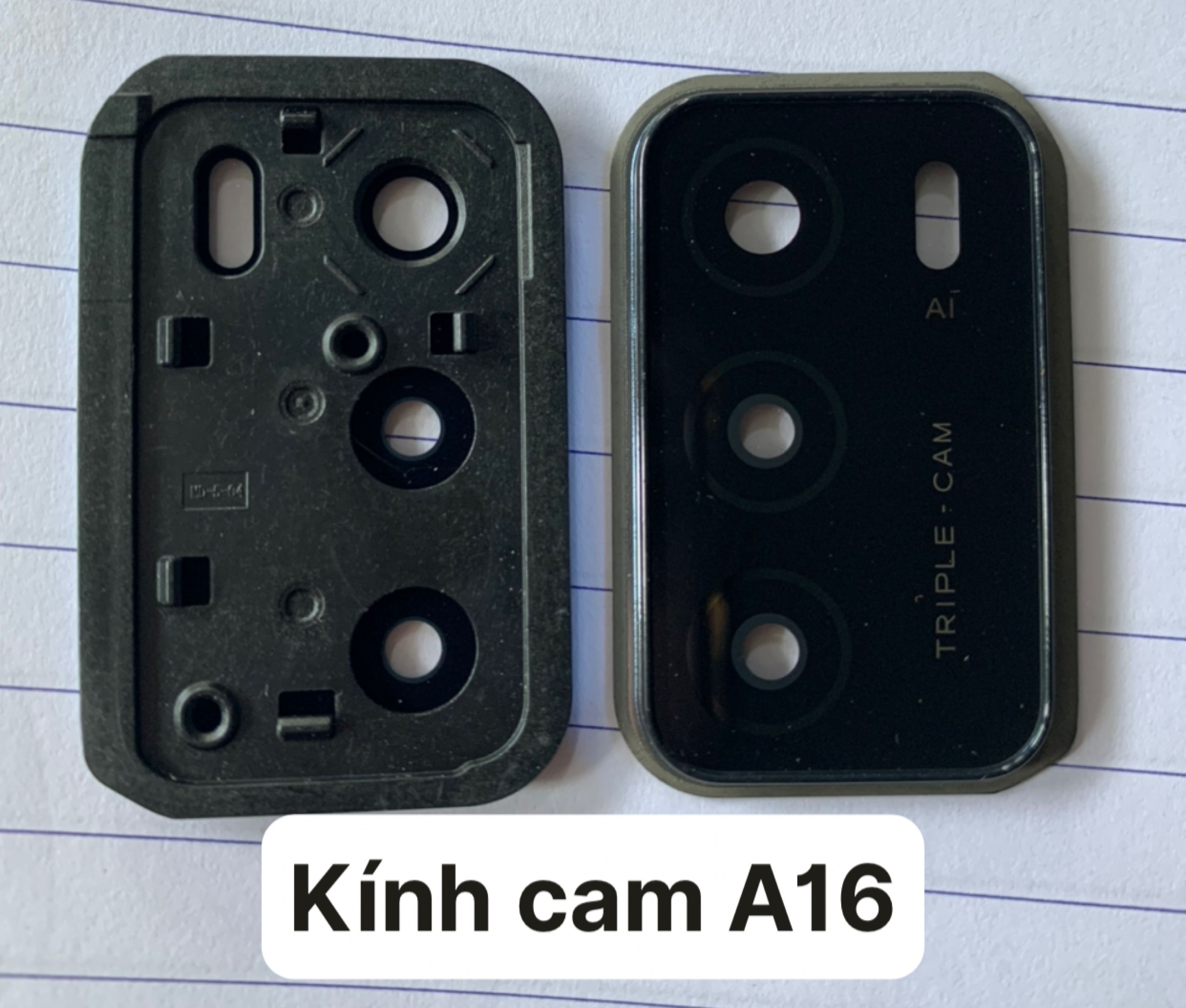 Kính camera sau điện thoại oppo A16 kính liền vành / Kính camera không vành / kính rời