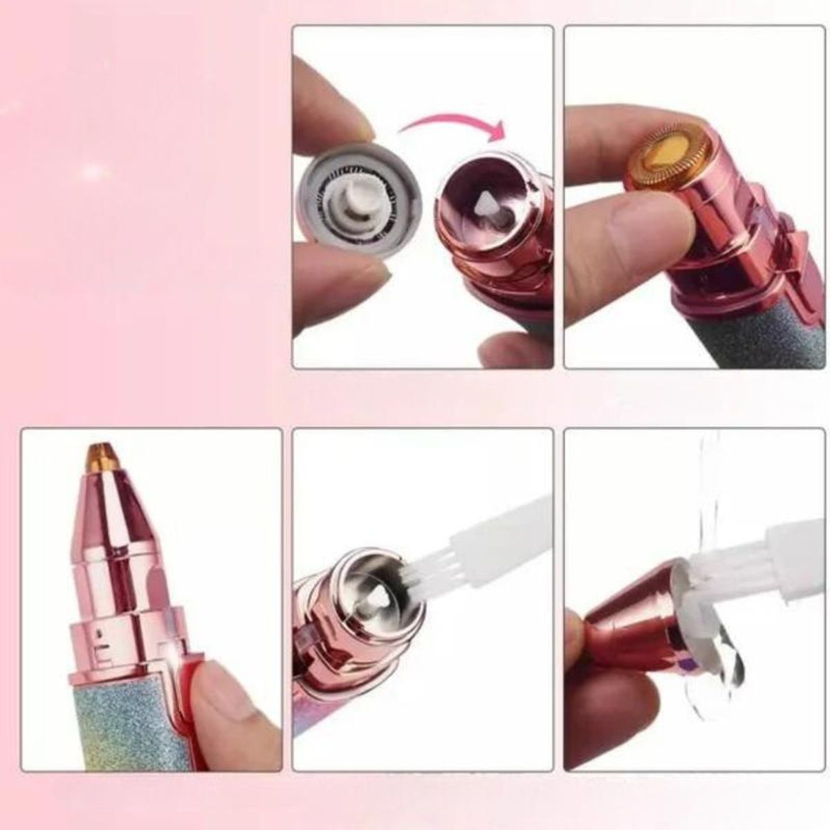 Máy Cạo Lông Mặt, Lông Mày 2in1