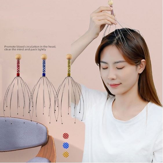 (Hỏa Tốc HCM)Cây Massage Đầu Bạch Tuộc Thư Giãn