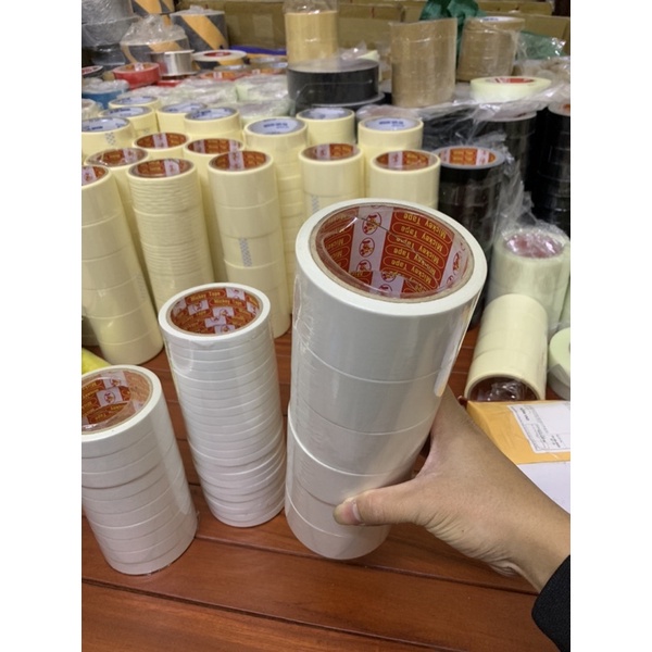 Băng keo 2 mặt dài 10m siêu dính