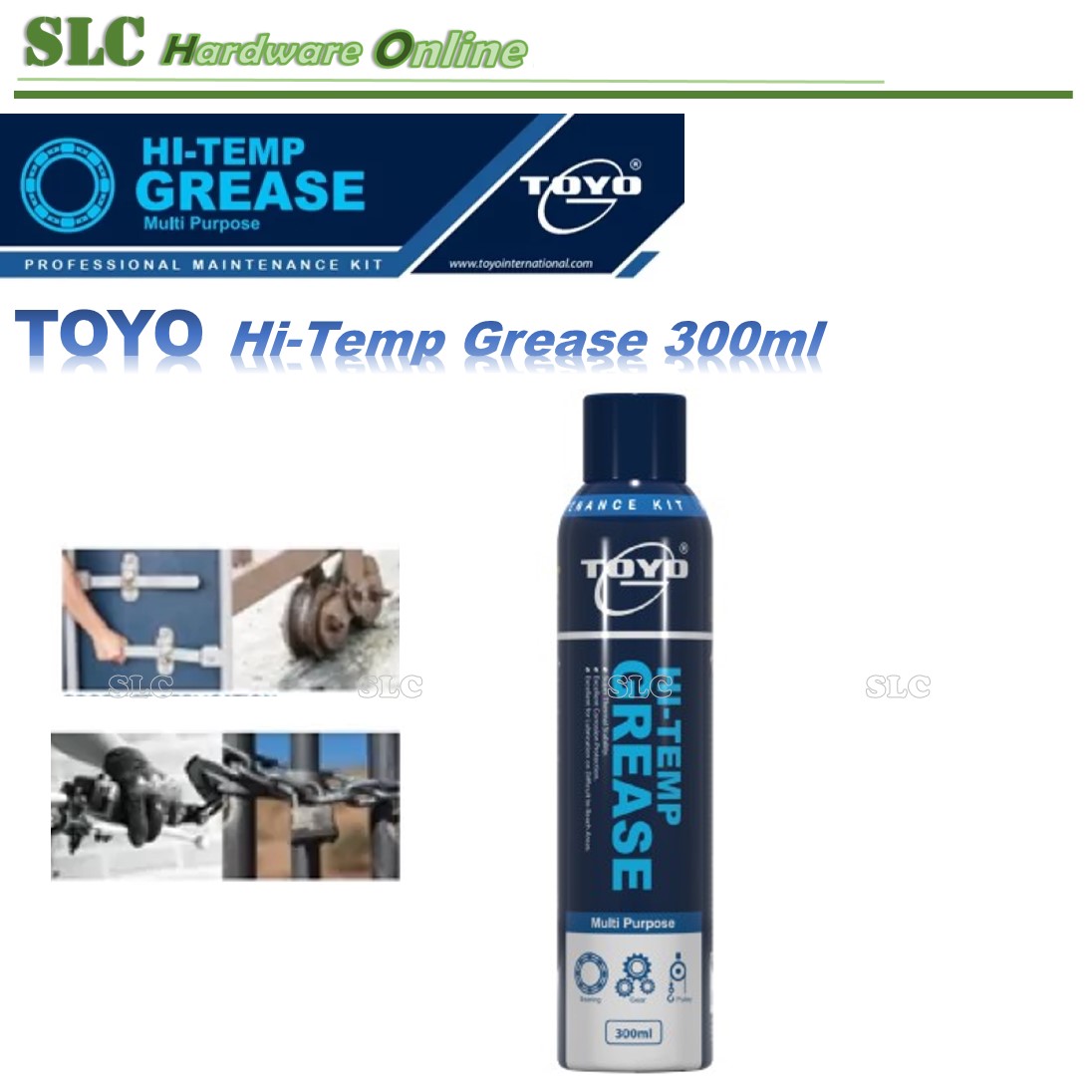 TOYO HiTemp Multi Purpose Grease 300ml / Gris Pelbagai Guna Tahan