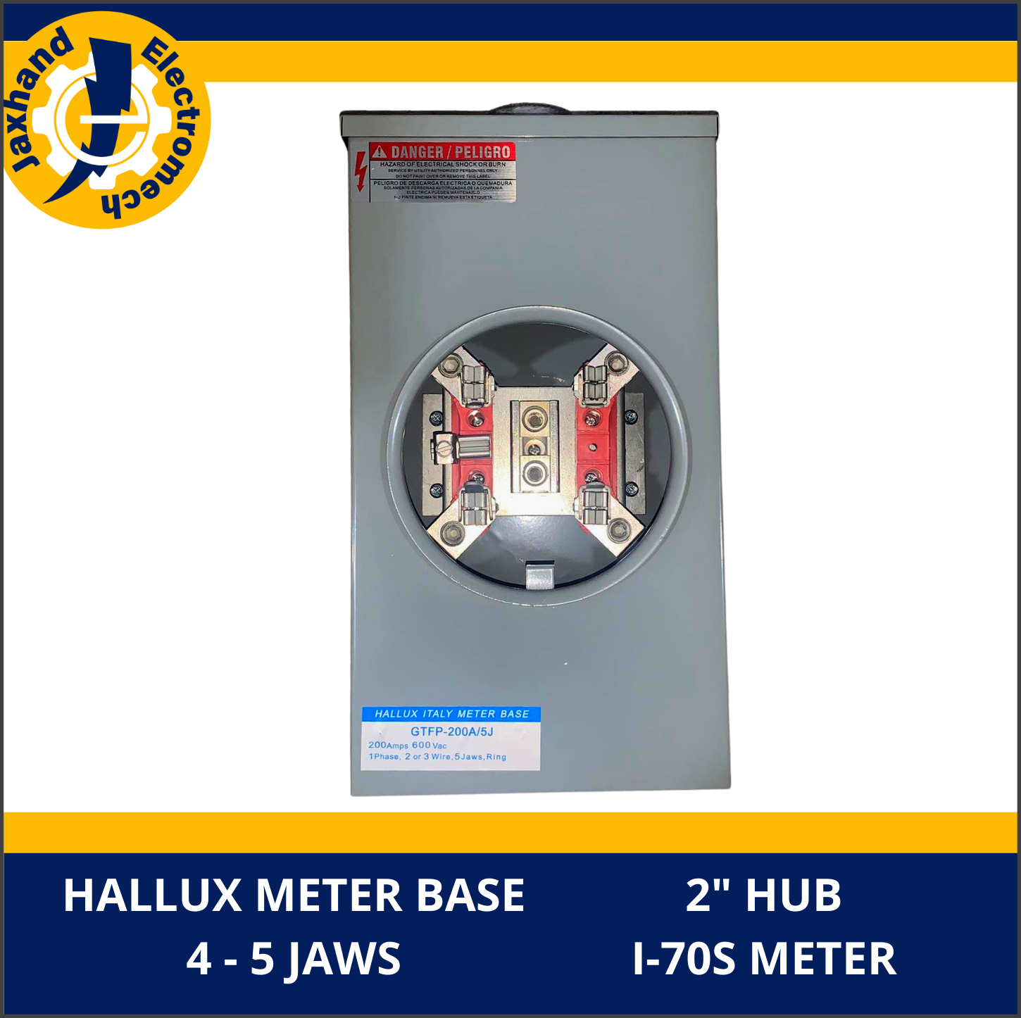 Meter Base, Hallux Rectangular Type 2