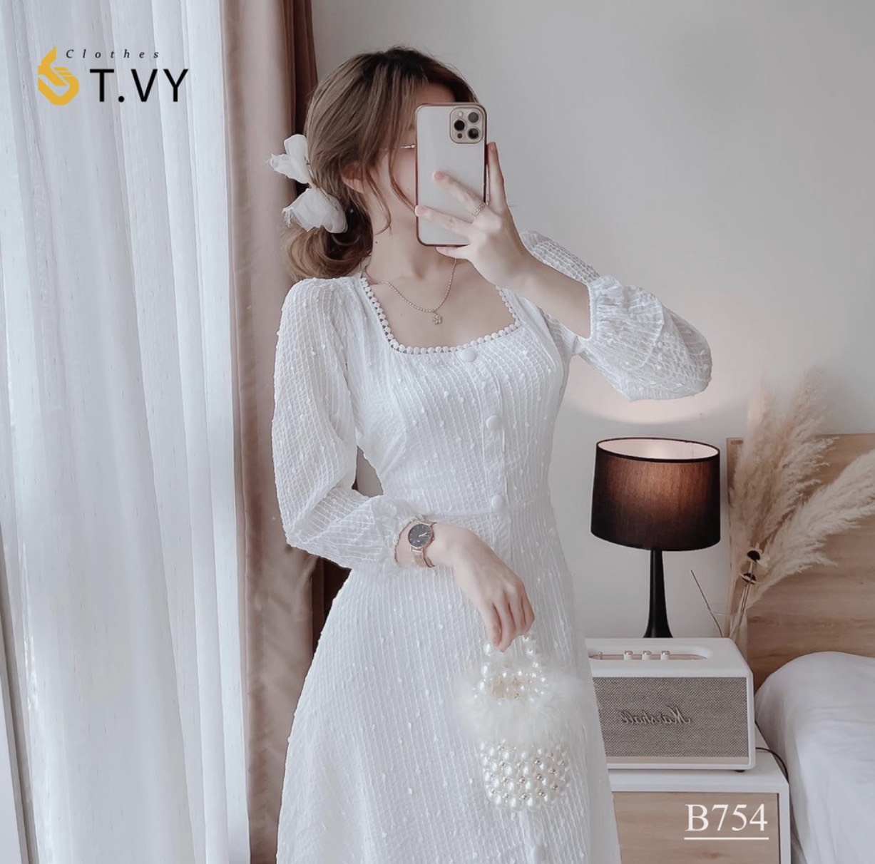 [HCM]ĐẦM SUÔNG PHỐI REN ĐẸP TINH TẾ THANH LỊCH