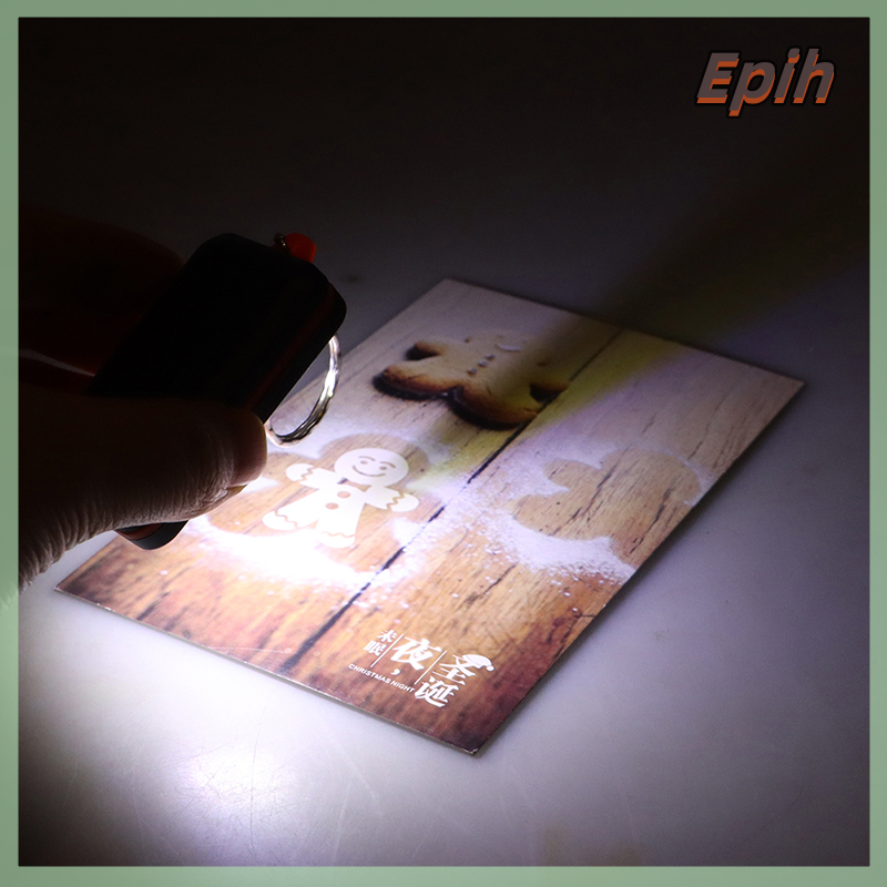 [Epih] Cob flashlight keychain mini led flashlight portable outdoor emergency light