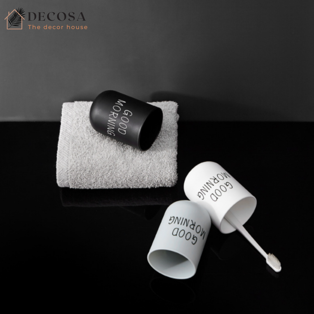 Ly uống nước ly đánh răng đựng bàn chải Decosa