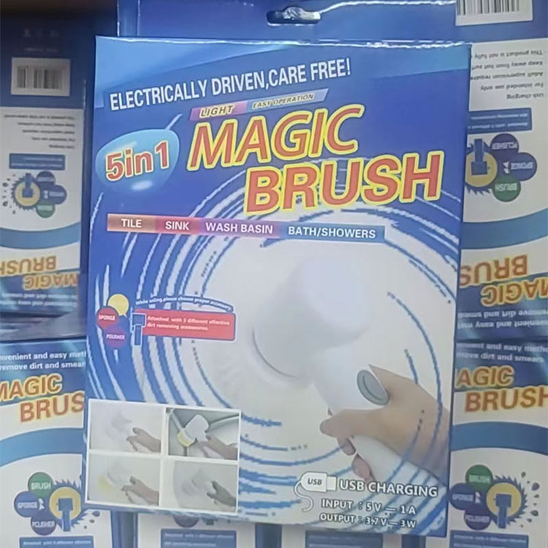 Bàn chải điện đa chức năng, dụng cụ dọn vệ sinh bếp, Miếng Rửa Chén cầm tay, vệ sinh phòng tắm, vệ sinh trong gia đình