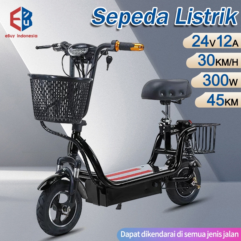 Sepeda Listrik / Sepeda Motor Listrik 48V12A / Sepeda Listrik Dewasa