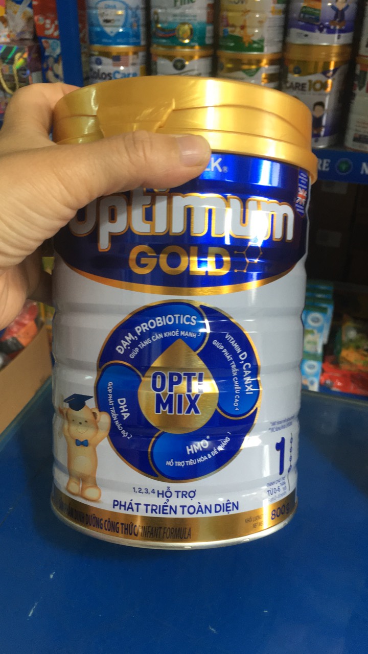 [ mẫu Mới]Sữa Optimum gold Số 1(800g), Số 2(800g),Số 3(850g),Số 4(850g).