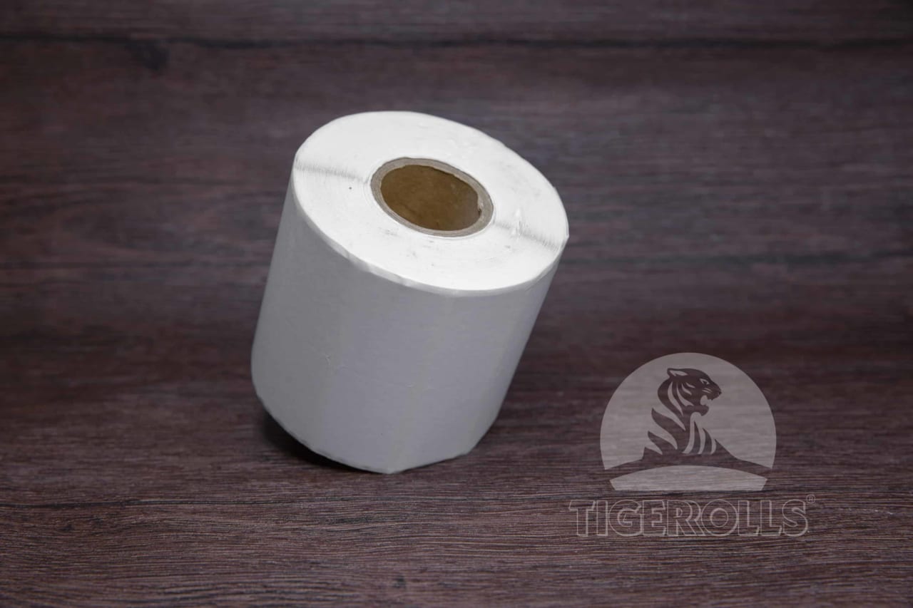 Giấy In Tem 80X50 Mm - 8X5 Cm (Cuộn 30 Mét)
