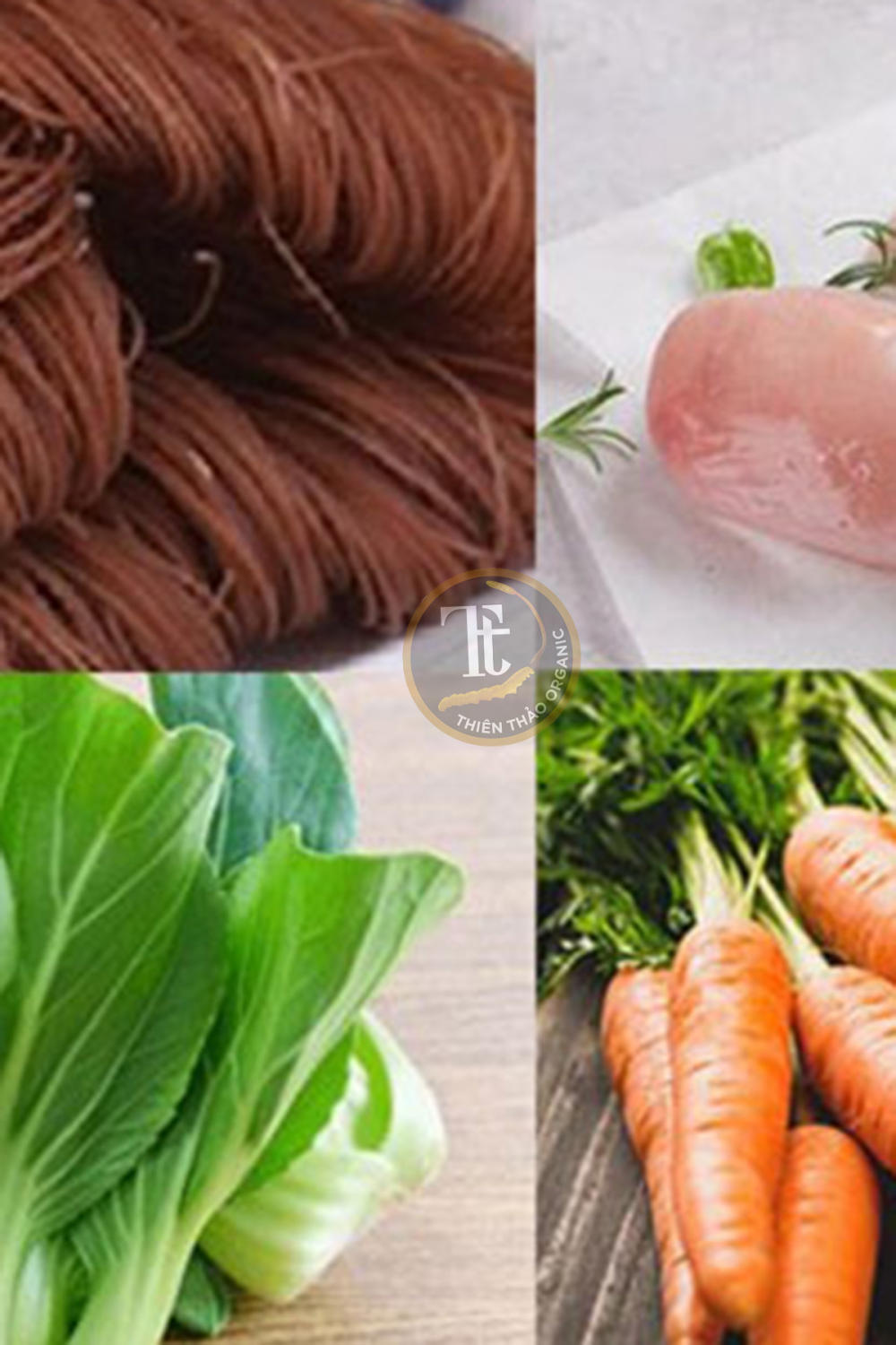 Bún gạo lức đỏ thực dưỡng 500gr [100% từ gạo lức đỏ] HCM