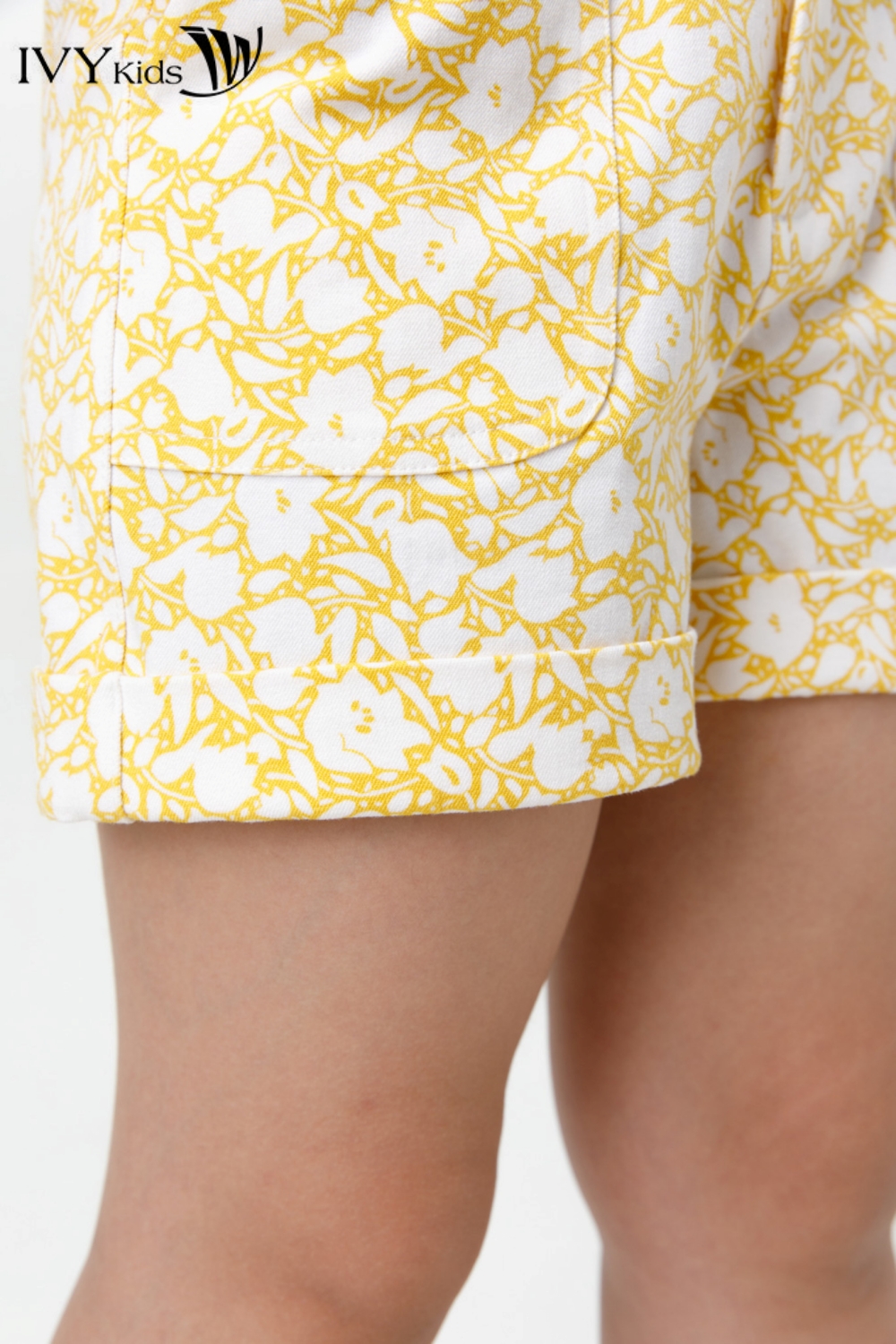 Quần Short Khaki Bé Gái IVY moda MS 20G1528