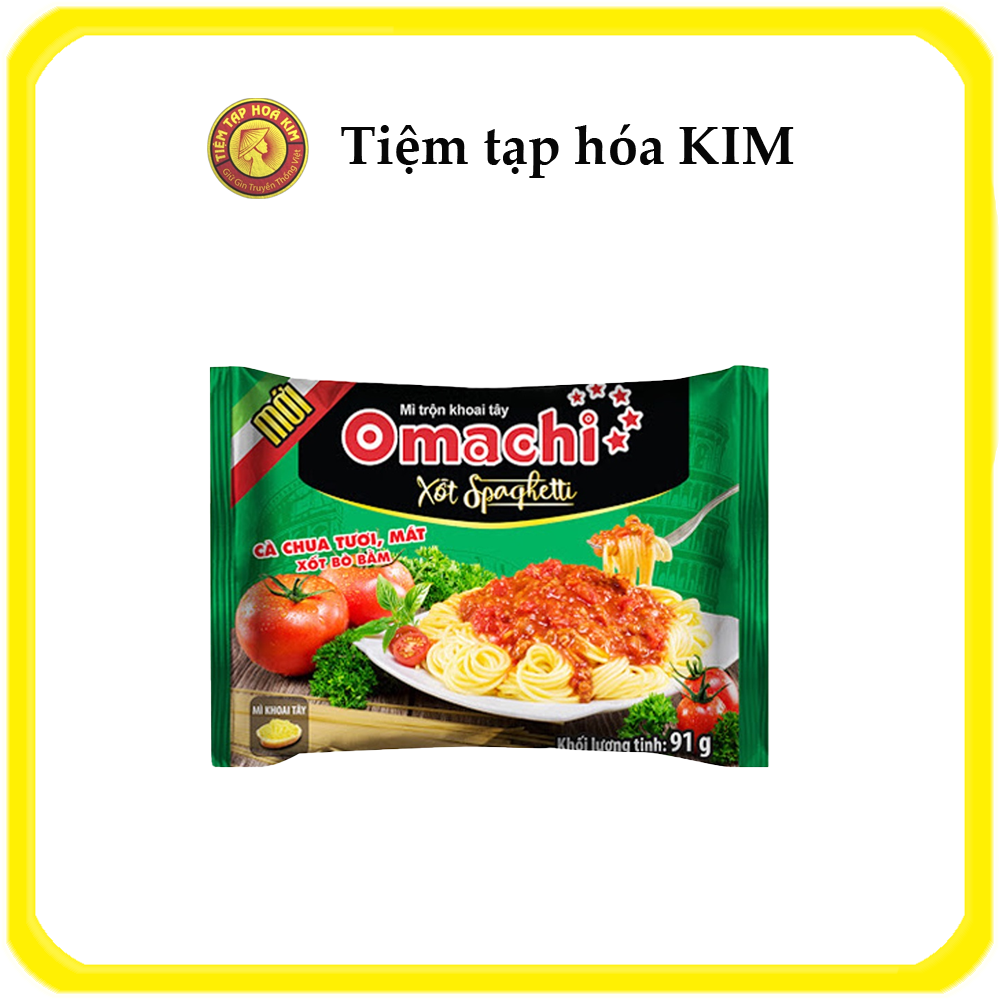 Mì ăn liền Omachi gói 80g (đủ vị)