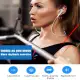 🎧Chất lượng âm thanh tốt🎧Vòng đeo cổ Tai nghe không dây bluetooth thể thao S6 Tai nghe âm thanh nổi Tai nghe Tai nghe nhét tai thể thao di động trong tai có micrô hoạt động với tất cả điện thoại di động. 