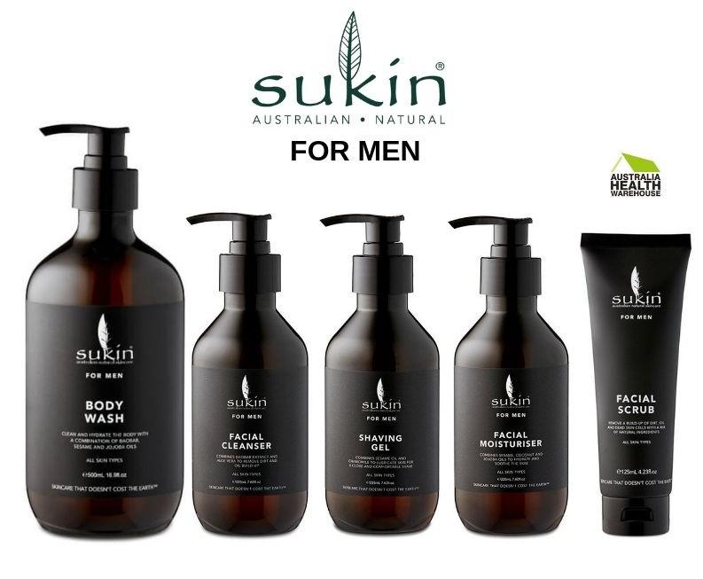 sukin for men facial moisturiser