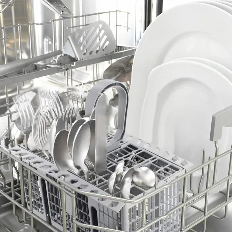 Multifunctional Dishwasher Basket Dishwasher Basket Knife and Fork Storage Basket Accessories Adapted to Dishwasher Basket Cutlery Storage Basket