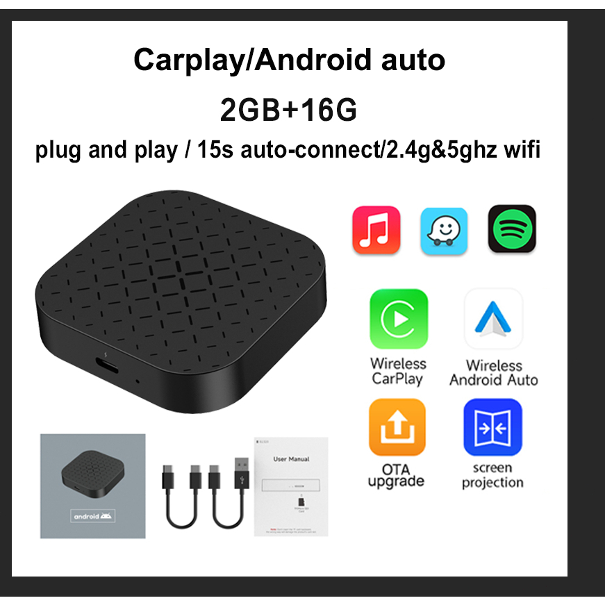 Carlinkit ai box carplay wireless Carlink kit android auto wireless
