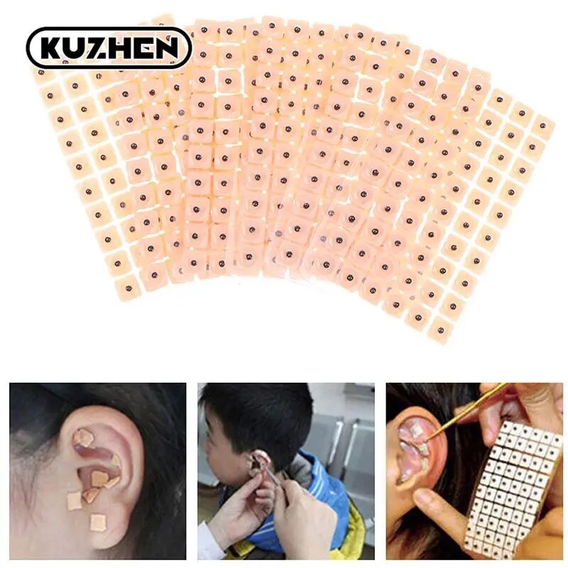 【Special offer】 600pcs Ear Press Acupuncture Vaccaria Bean Massage.