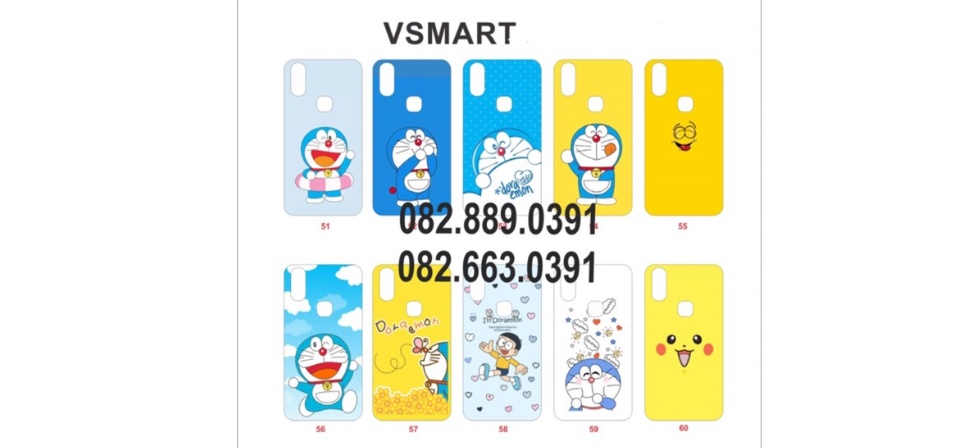 [HCM]ỐP LƯNG VSMART LIVE / JOY 1 / JOY 1+ / ACTIVE 1 / ACTIVE 1+ (IN HÌNH Doremon)
