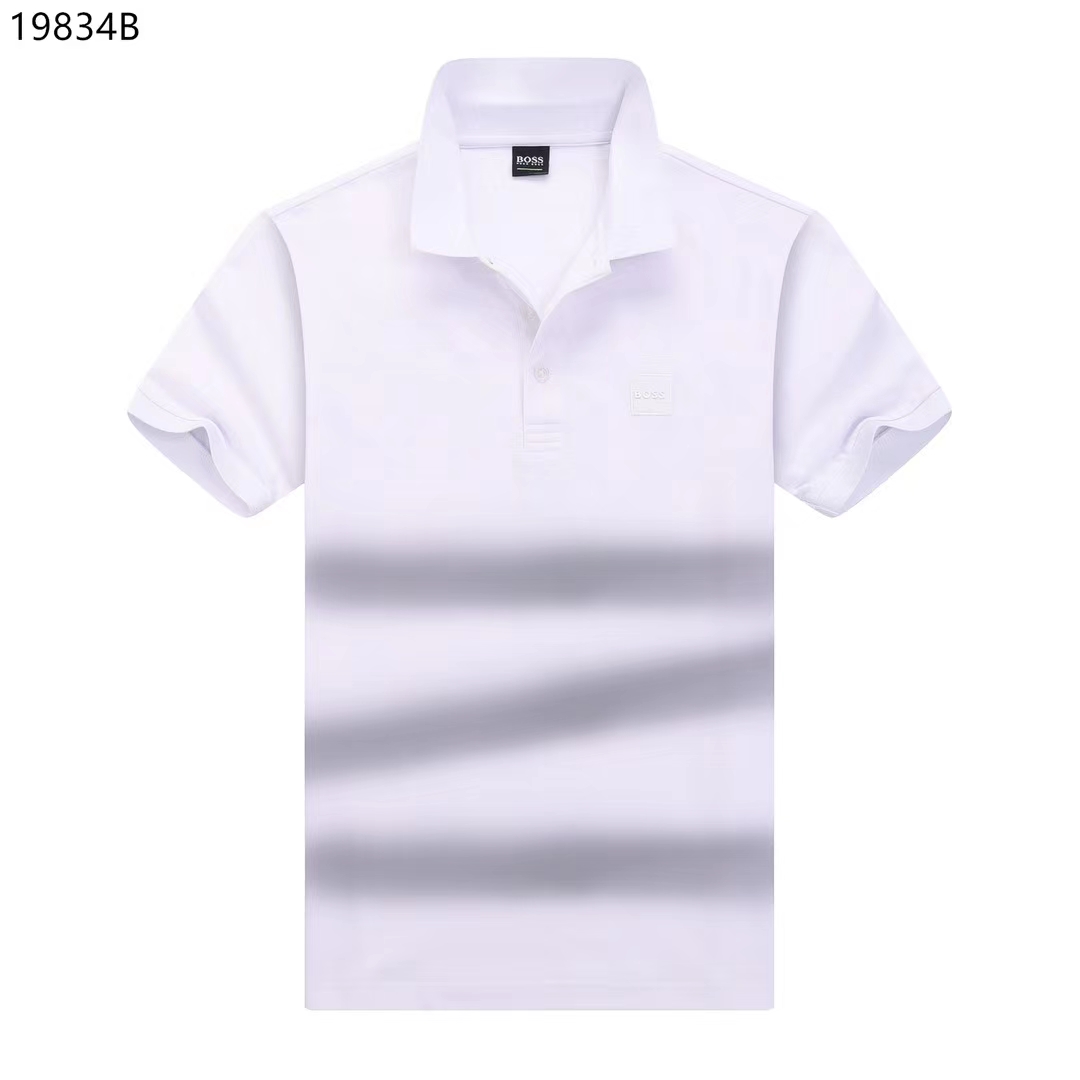 Original Hugos Boss New Men's Polo Shirt 2023 Summer Simple Jacket ...