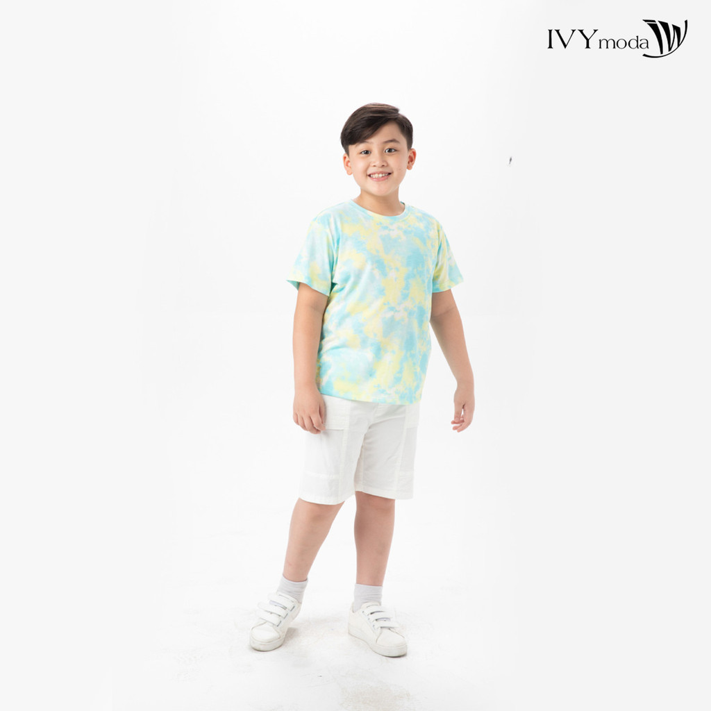 Áo thun phối màu Tie Dye IVY moda MS 57K1477