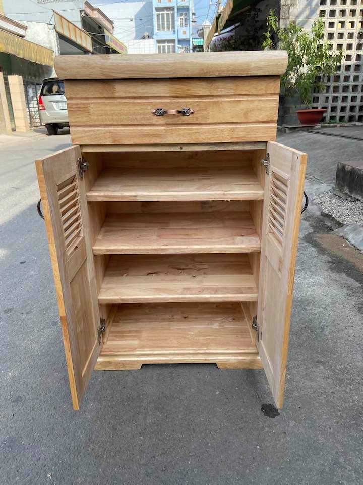 Tủ Giày Dép gỗ Cao Su